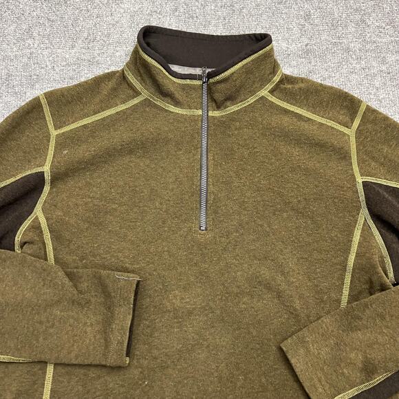 Kuhl Kashmira Pullover Sweater Mens Medium 1/4 Zip Outdoor Hiking - Picture 1 of 9